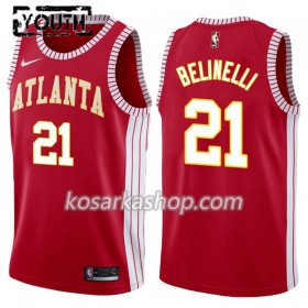 Dres Atlanta Hawks Marco Belinelli 21 Nike Classic Edition Swingman - Dječji